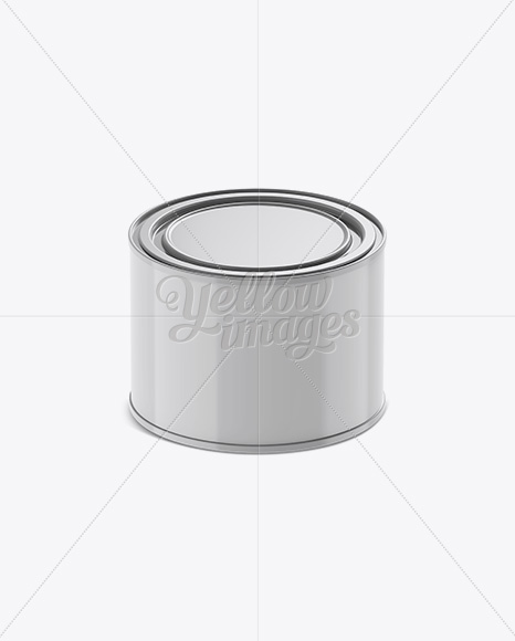 0.5L Paint Tin Mockup