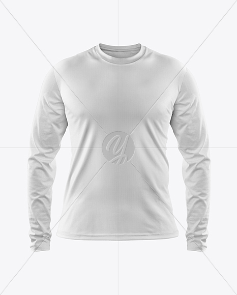 Men’s Jersey with Mini Eyelet Fabric Mockup