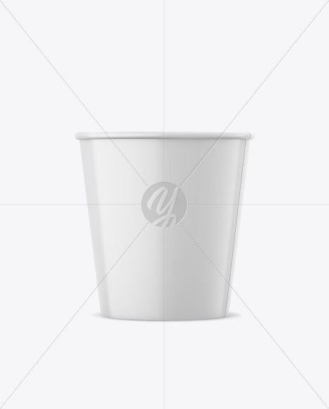 Matte Coffee Cup w/ Sleeve Mockup