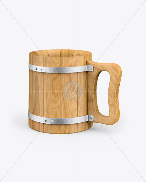 Wooden Mug Mockup