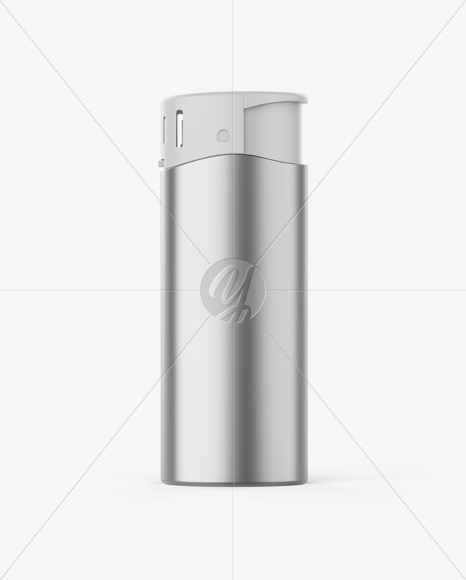 Metallized Lighter Mockup - Free Download Images High Quality PNG, JPG