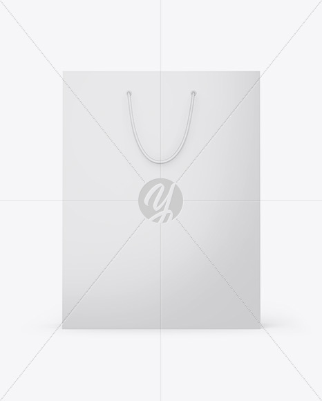 Matte Shopping Bag - Front View