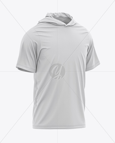 Hooded T-shirt Mockup