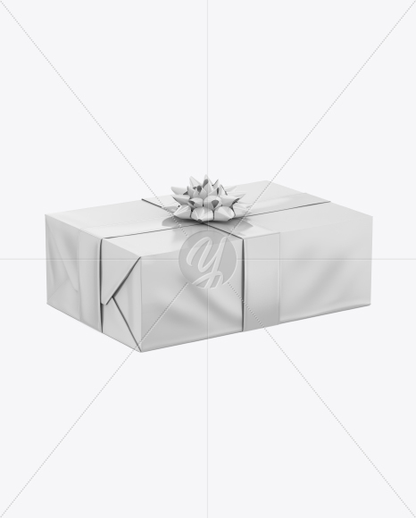 Matte Gift Box Mockup