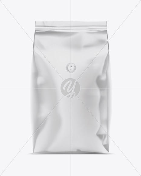 1kg Glossy Coffee Bag Mockup