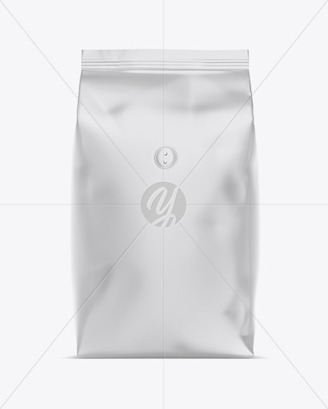 1kg Matte Coffee Bag Mockup