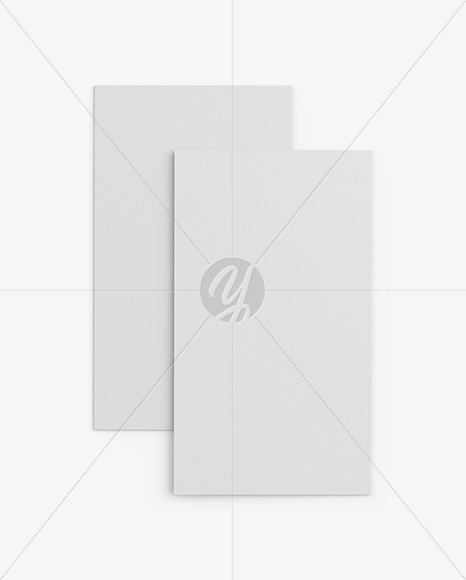 Two Textured Business Cards Mockup