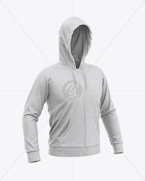 Heather Full-Zip Hoodie