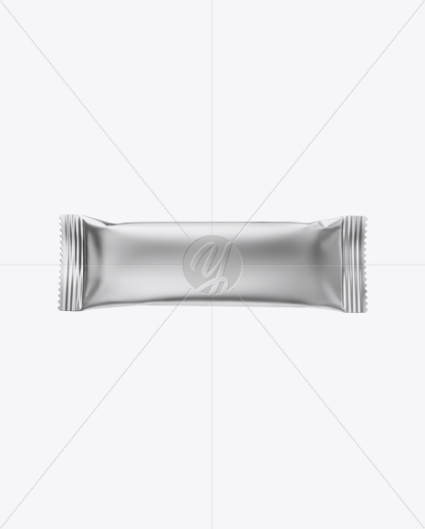 Matte Metallic Snack Bar Mockup