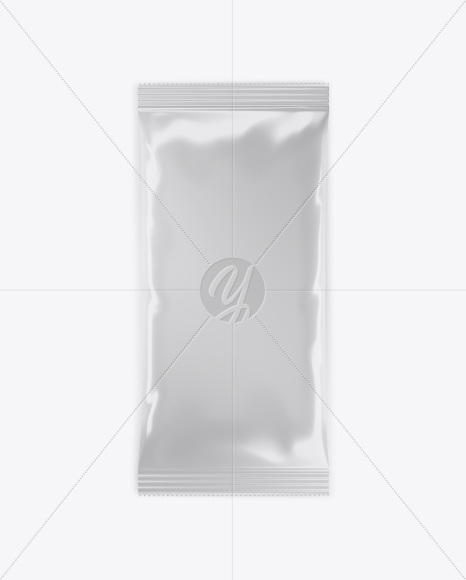 Glossy Sachet Mockup