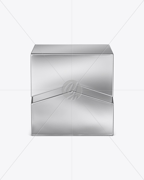 Metallic Box Mockup Metallic Box Mockup