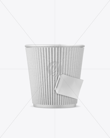 Kraft Tea Cup w/ Sleeve Mockup Kraft Tea Cup w/ Sleeve Mockup
