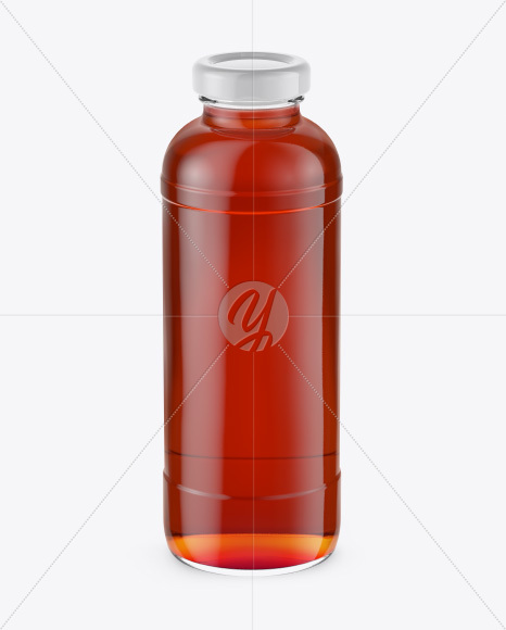 Bottle with Condensation in Shrink Sleeve