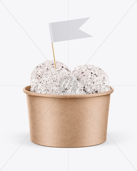 Kraft Ice Cream Cup Mockup