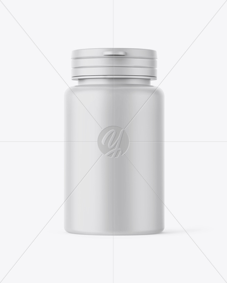 Matte Pills Bottle Mockup