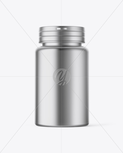 Metallic Pills Bottle Mockup Metallic Pills Bottle Mockup