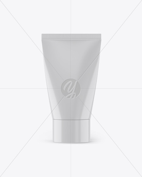 Glossy Cosmetic Tube Mockup