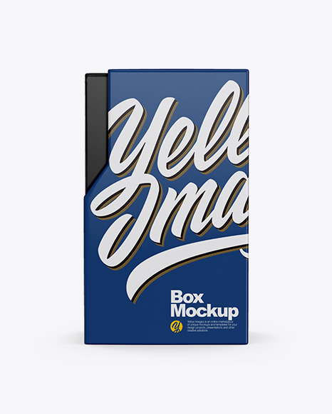 Textured Paper Box Mockup - Rectangle box mockup