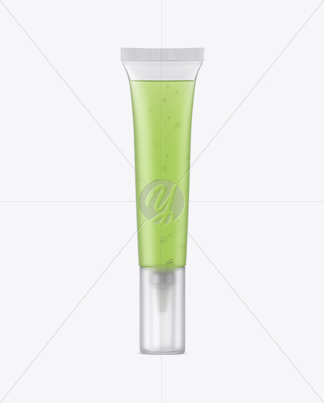 Semitransparent Cosmetic Soft Tube Mockup