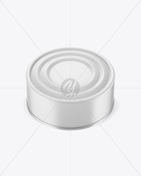 Matte Tin Can Mockup