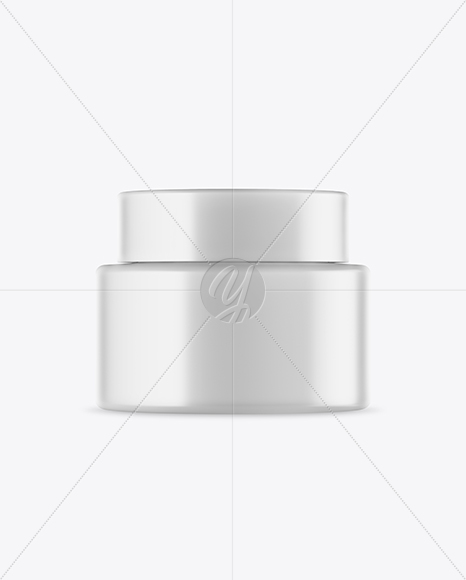 Plastic Cosmetic Jar Mockup