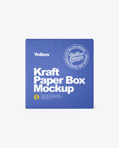 Kraft Paper Box Mockup