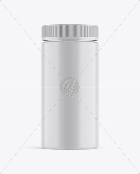 Glossy Plastic Bottle Mockup