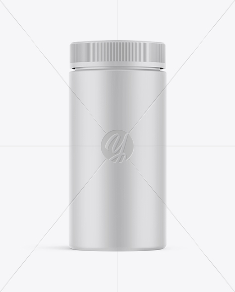 Matte Plastic Bottle Mockup