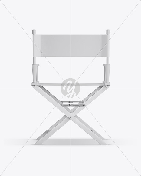 Matte Director&#039;s Chair Mockup