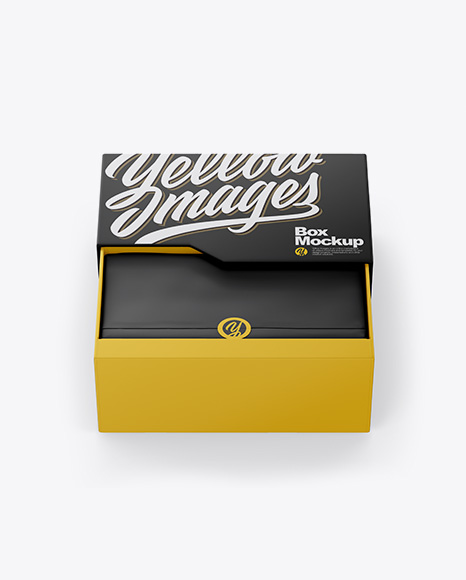 Opened Matte Box Mockup - Matte+Opened+Box+Mockup