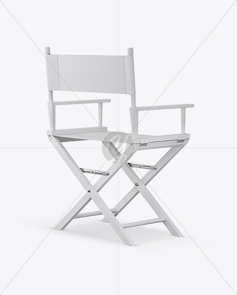 Matte Director's Chair Mockup