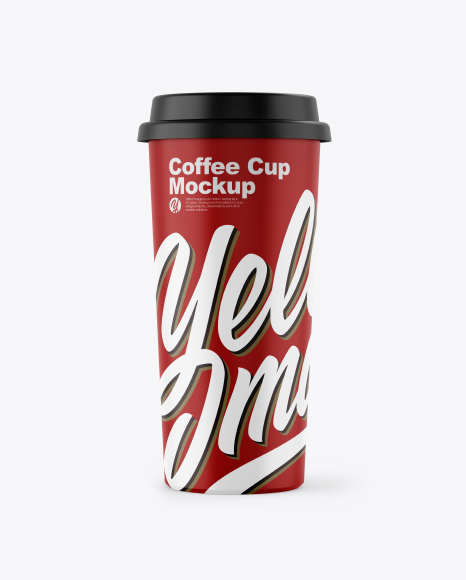 Matte Coffee Cup Mockup - 