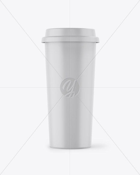 Matte Coffee Cup Mockup