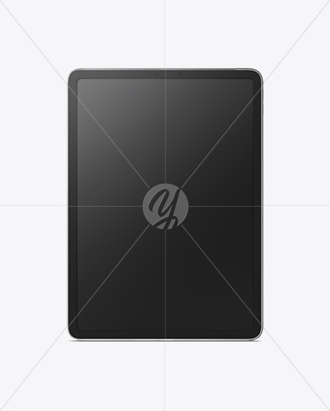 iPad Pro Vertical Mockup - Front View