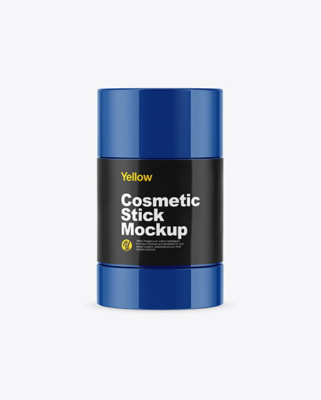 Glossy Cosmetic Stick Mockup - Deodorant stick mockup