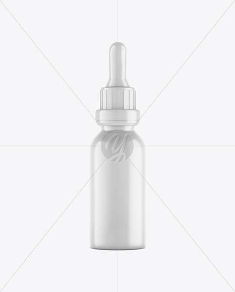 Matte Dropper Bottle Mockup