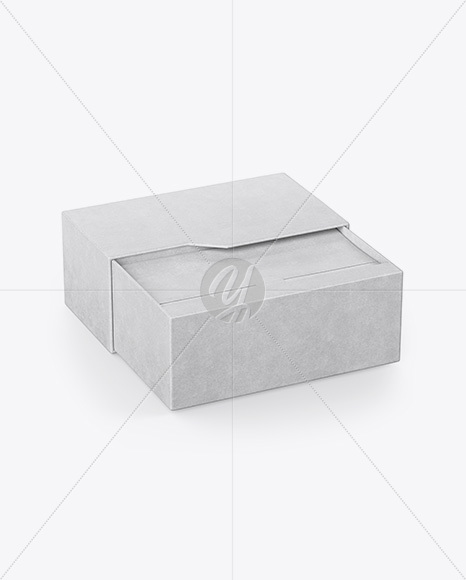 Opened Kraft Box Mockup Opened Kraft Box Mockup
