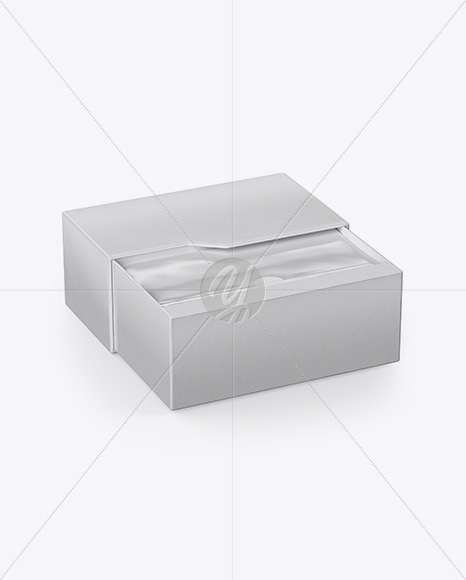 Opened Textured Box Mockup