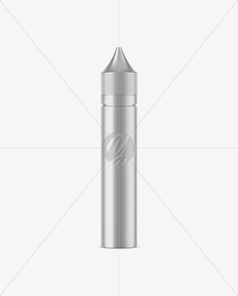 Matte Metallic Dropper Bottle Mockup