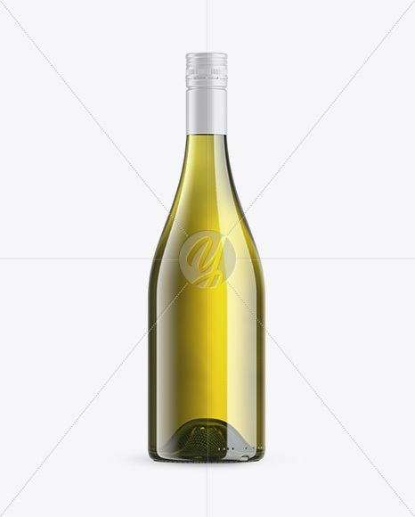 Antique Green Wine Bottle Mockup