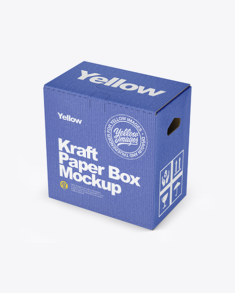 Kraft Paper Box Mockup