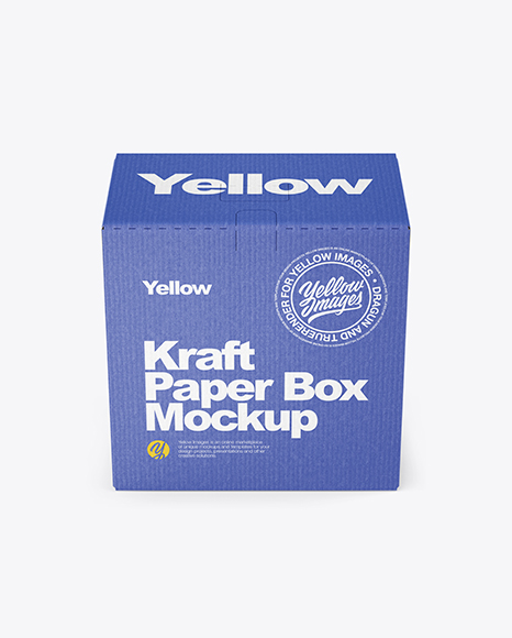 Kraft Paper Box Mockup