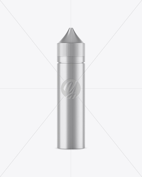 Matte Metallic Dropper Bottle Mockup