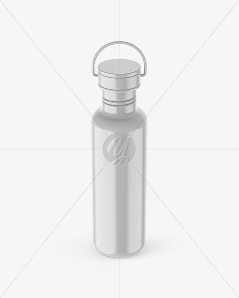 Glossy Thermos Mockup