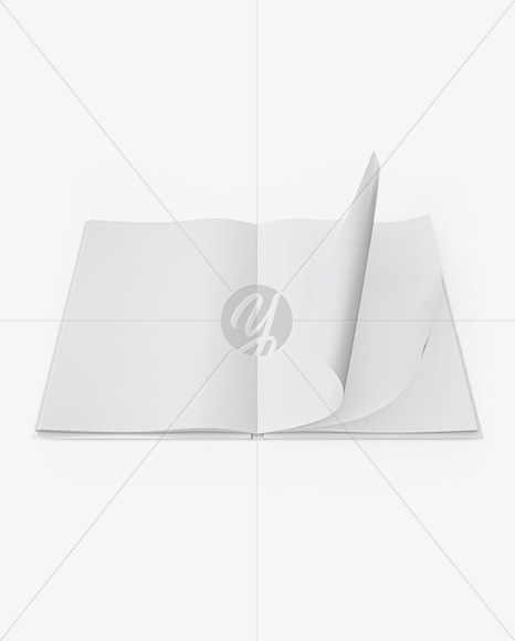 Opened Textured Book Mockup