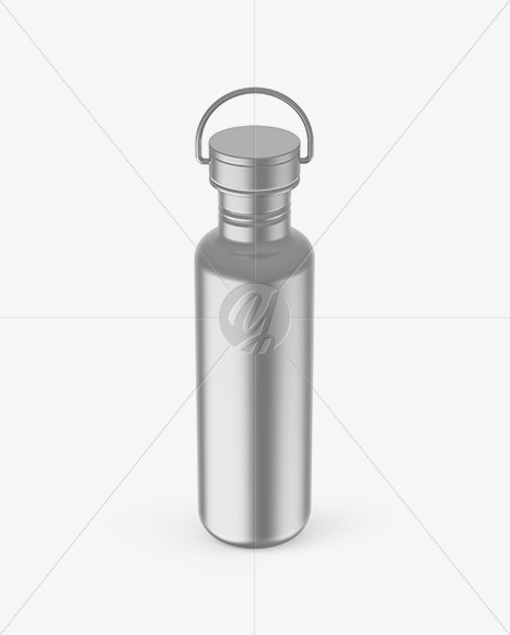 Metallic Thermos Mockup