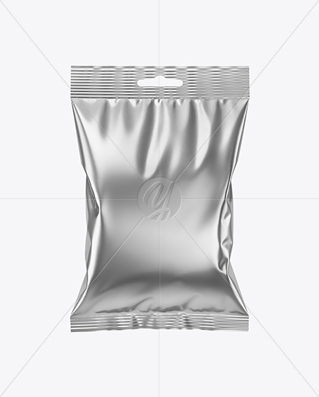 Metallic Snack Package Mockup