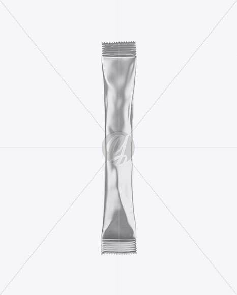 Metallic Stick Sachet Mockup