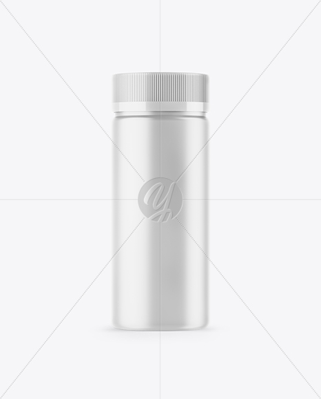 Matte Pills Bottle Mockup