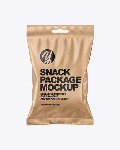 Kraft Snack Package Mockup - Kraft snack